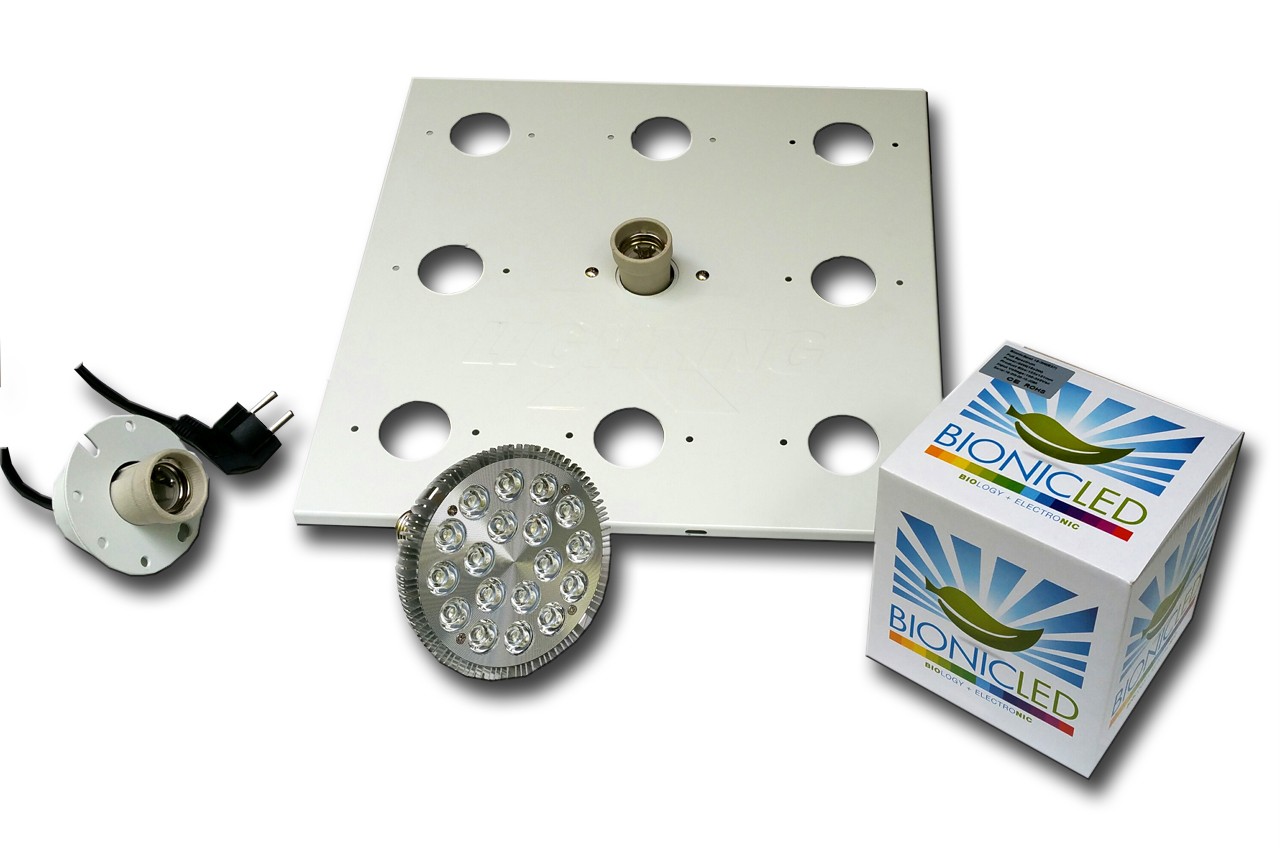 LED - BIONICLED - PACK 1 x BioSpot 54 W - E27 + Douille + Platine