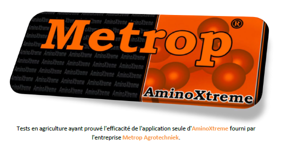 Tableau nutrition - Engrais hydroponique - METROP - AMINO XTREM