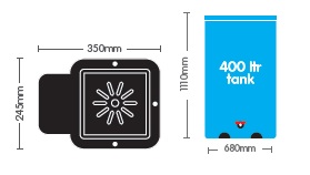 AutoPot - 60 Pot System Kit - 60 Pot 15 L + Reservoir 400 L